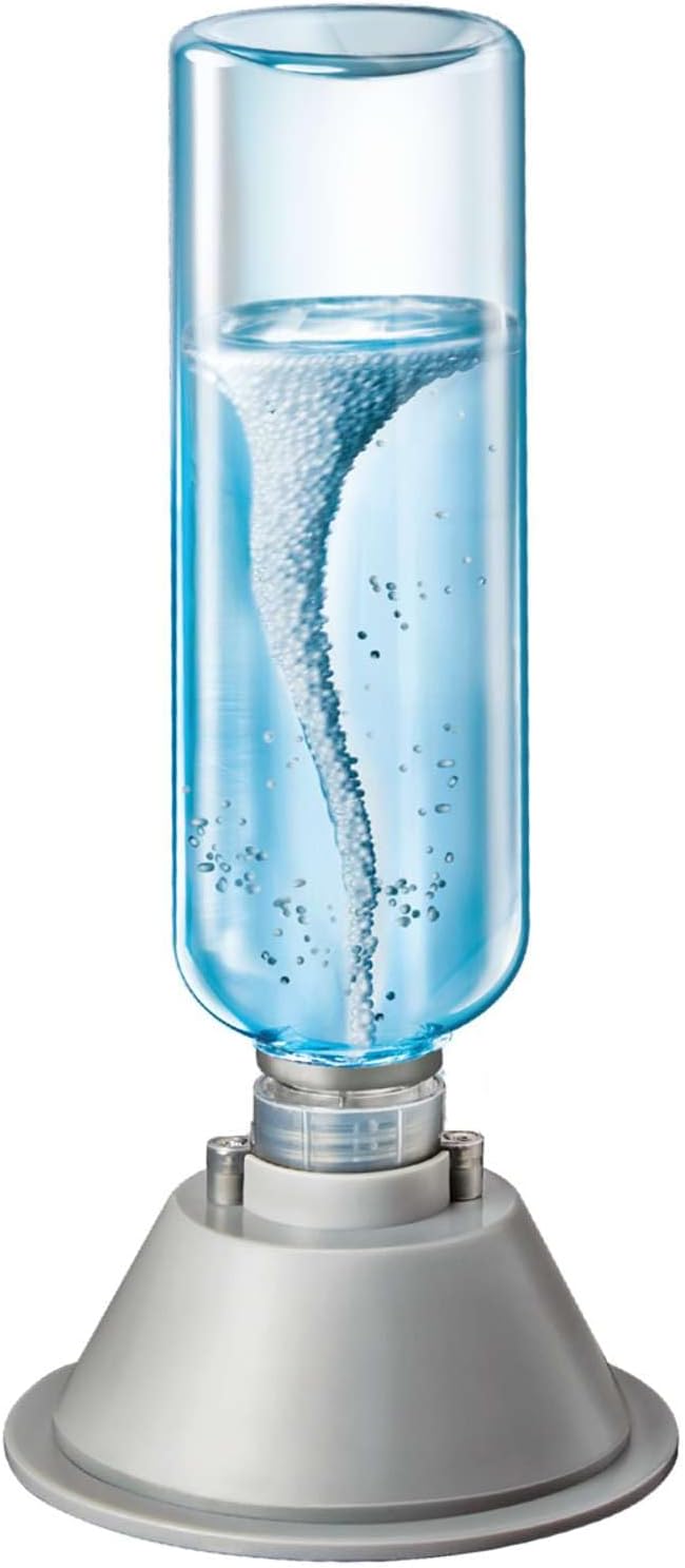 4M KidzLabs Experimentierkasten Tornado Maker - für Kinder ab 8 Jahre, Wissenschaft Spielzeug Mint L