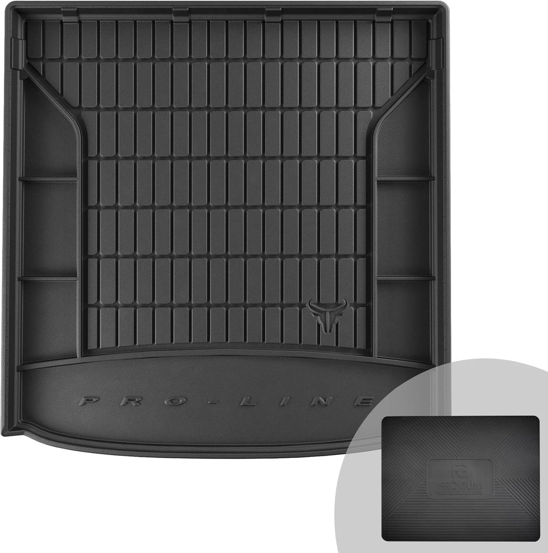 FROGUM ProLine 3D Gummimatte Exklusive Auto Kofferraummatte Kofferraumwanne für Volkswagen Golf VII