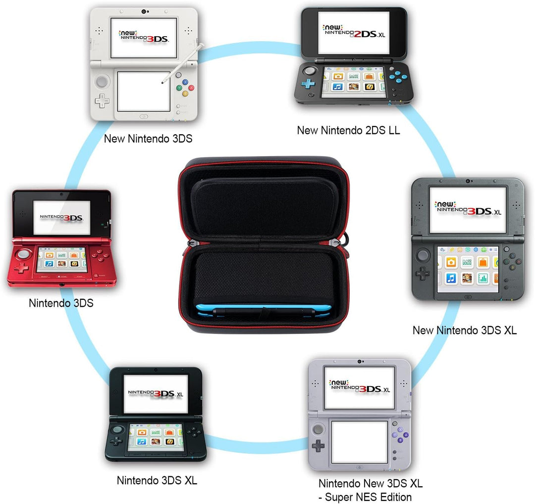 Smatree Transporttasche für Nintendo 3DS XL/ 2DS XL, Hartschalen-Schutzhülle für Nintendo 3DS / Nint