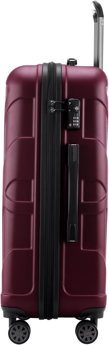 suitline - 2er Koffer-Set Trolley-Set Rollkoffer Hartschalen-Koffer Reisekoffer, TSA, (66 cm, 76 cm)