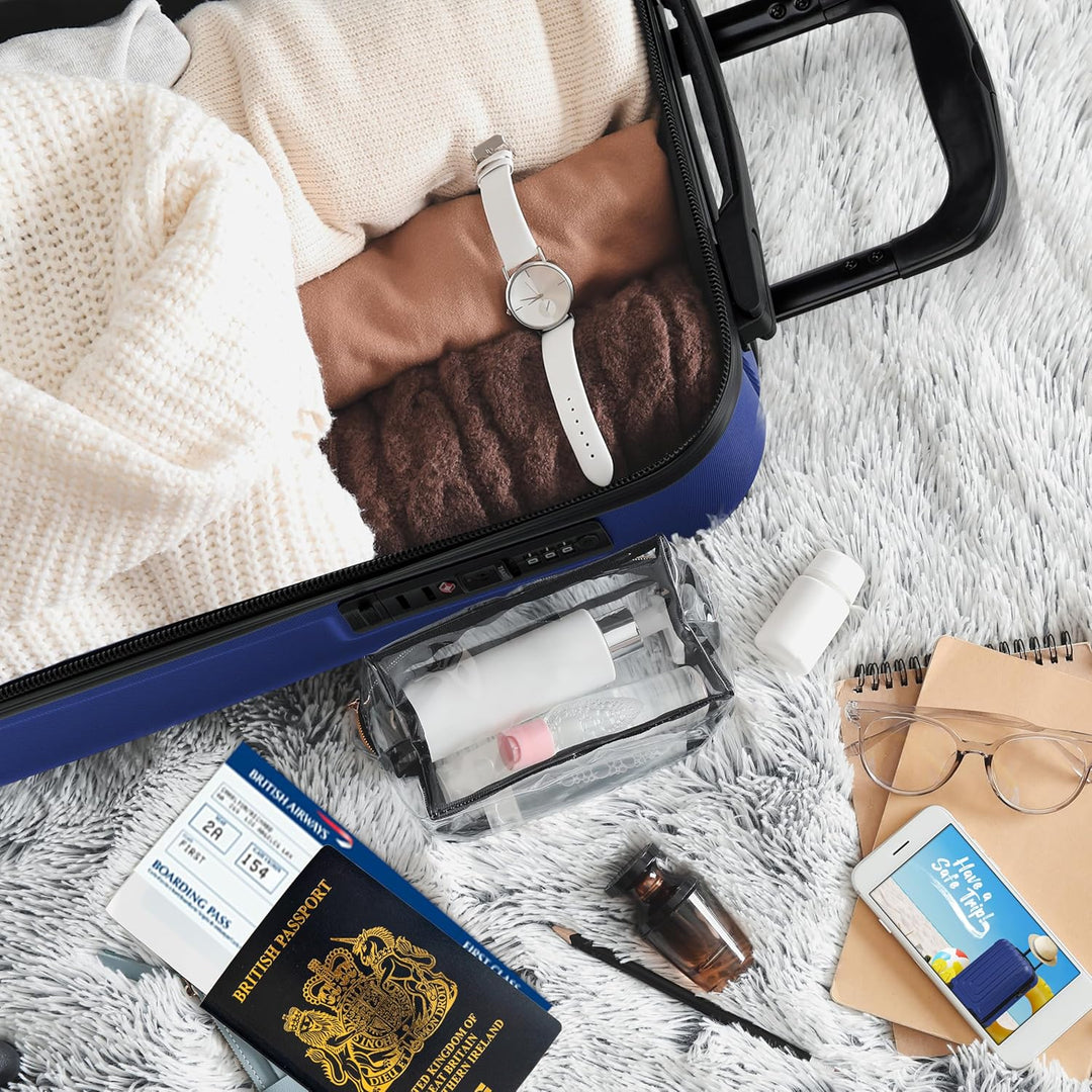 Flight Knight Premium Lightweight Suitcase - TSA-Schloss Mit USB-Anschluss - 8 Spinner-Rader - ABS-H