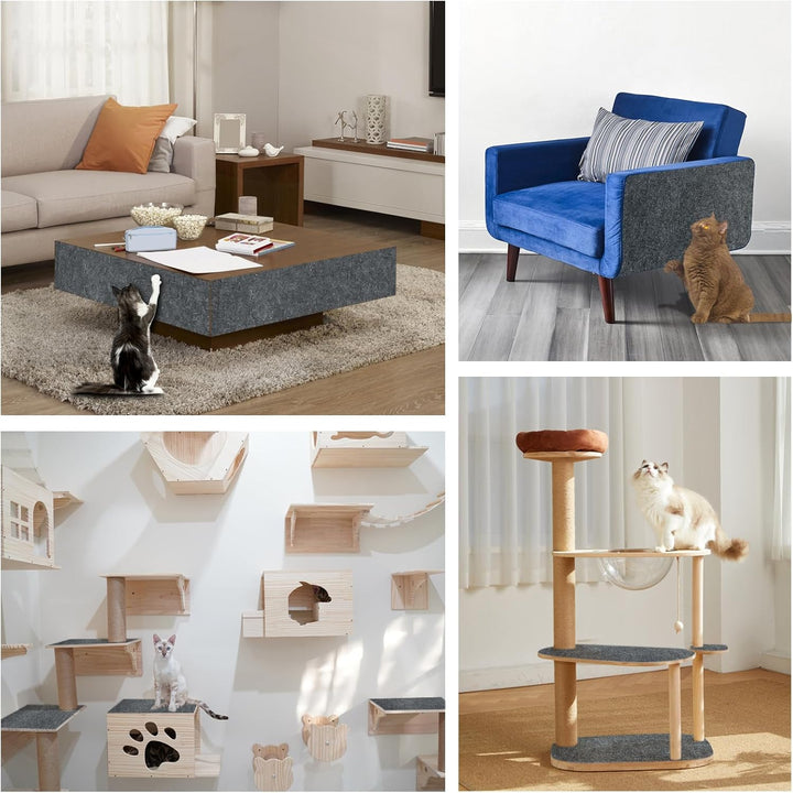 300cm×40cm Kratzmatte Katze Selbstklebend, Kratzschutz Sofa Katze, Trimmbare DIY Katzen Kratzmatte m