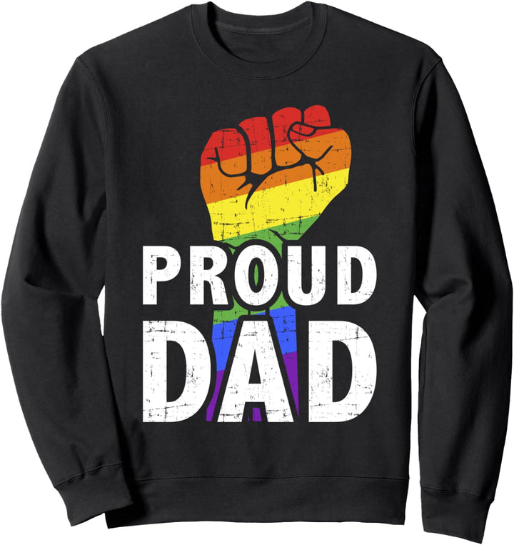 Stolzer Vater von schwulen oder lesbischen Sohn oder Tochter Sweatshirt