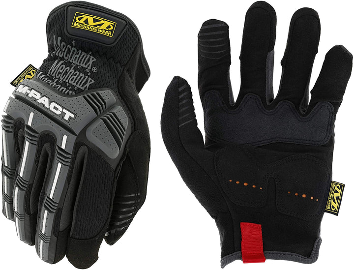 Mechanix Wear M-Pact® Open Cuff Handschuhe (Large, Schwarz), L