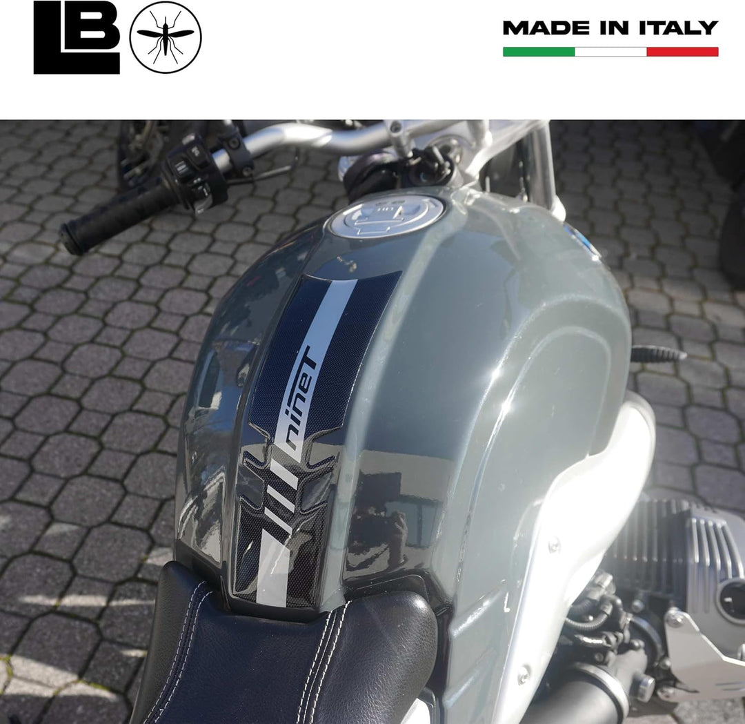 labelbike - 3D Aufkleber Motorrad Tankpad Schutz und Dekoration aus Harz kompatibel mit BMW R nineT
