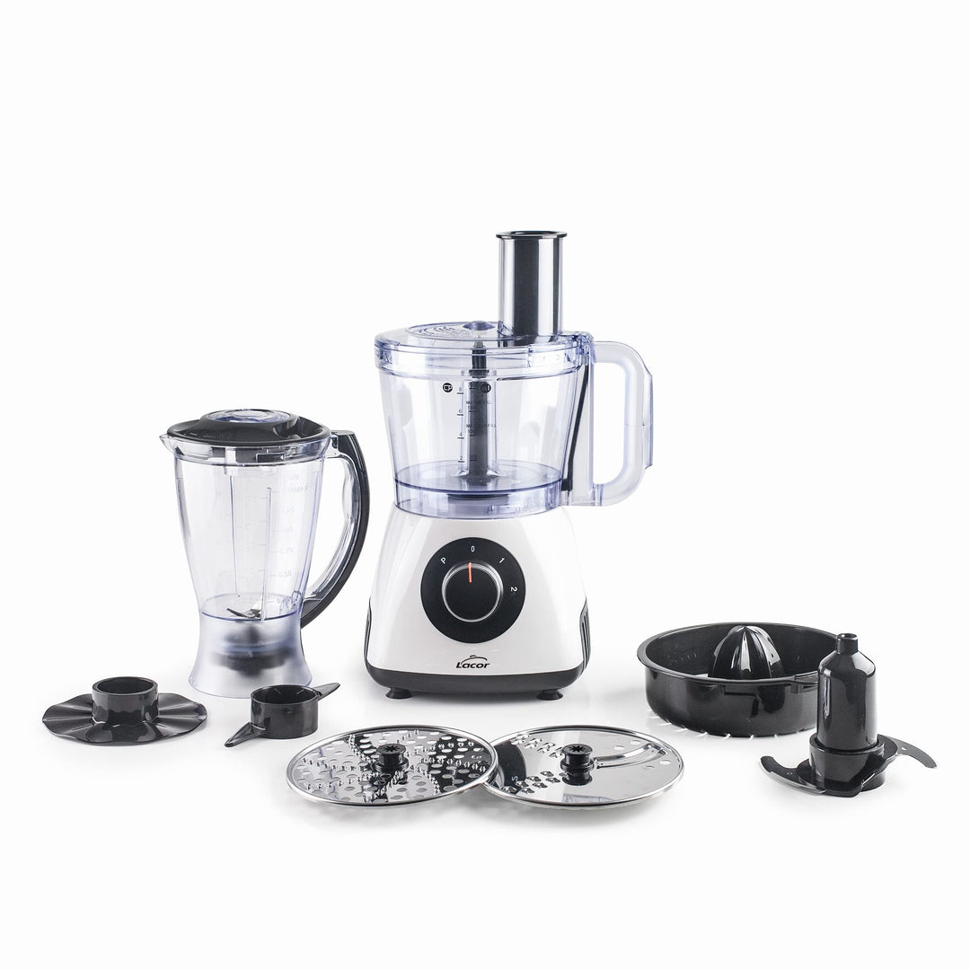 Lacor - 69579 - MultiGenius Küchenmaschine 100% BPA-frei, mehrere Funktionen, variable Geschwindigke
