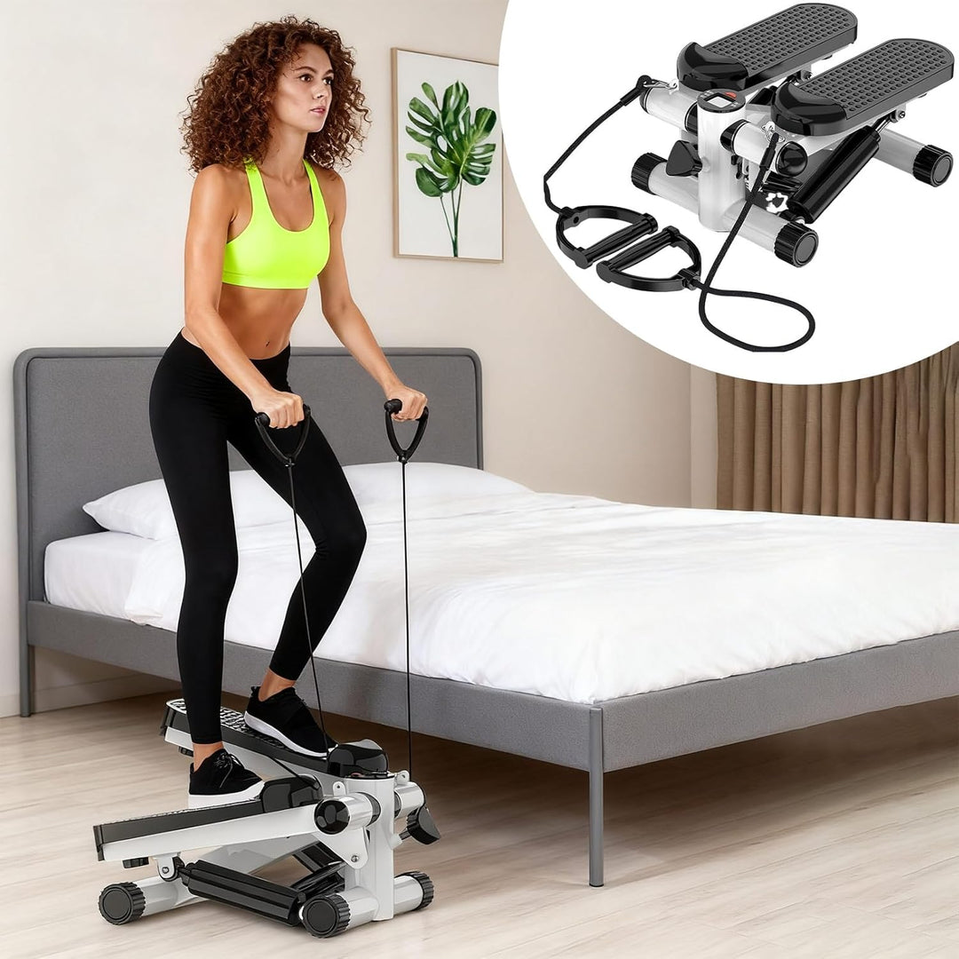 Stepper FüR Zuhause 120kg, Ministepper FüR Zuhause, Hometrainer Stepper, FüR Effektives Bein/Arm/Po