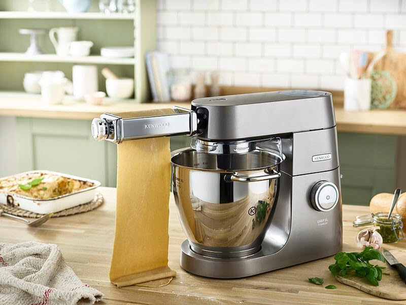 Kenwood Pasta-Set MAX980ME Zubehör für Kenwood Küchenmaschinen, elektrische Nudelmaschine mit Lasagn