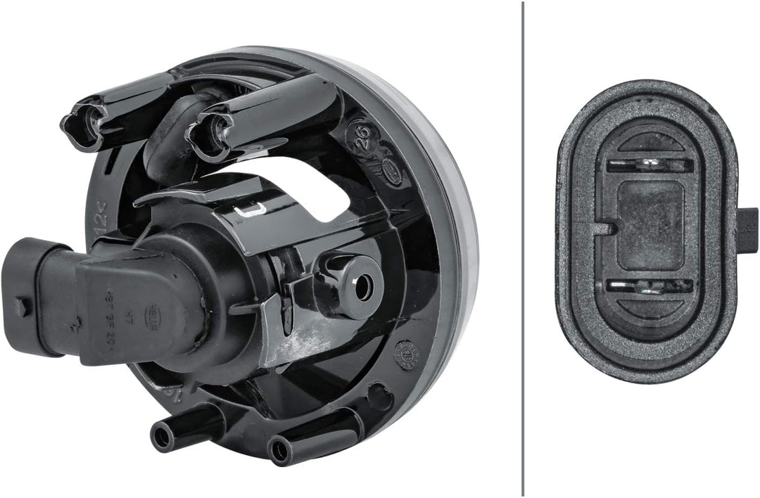 HELLA 1N0 009 295-011 FF/Halogen-Nebelscheinwerfer - Dynaview Evo2 - 12V - rund - Einbau - glasklare
