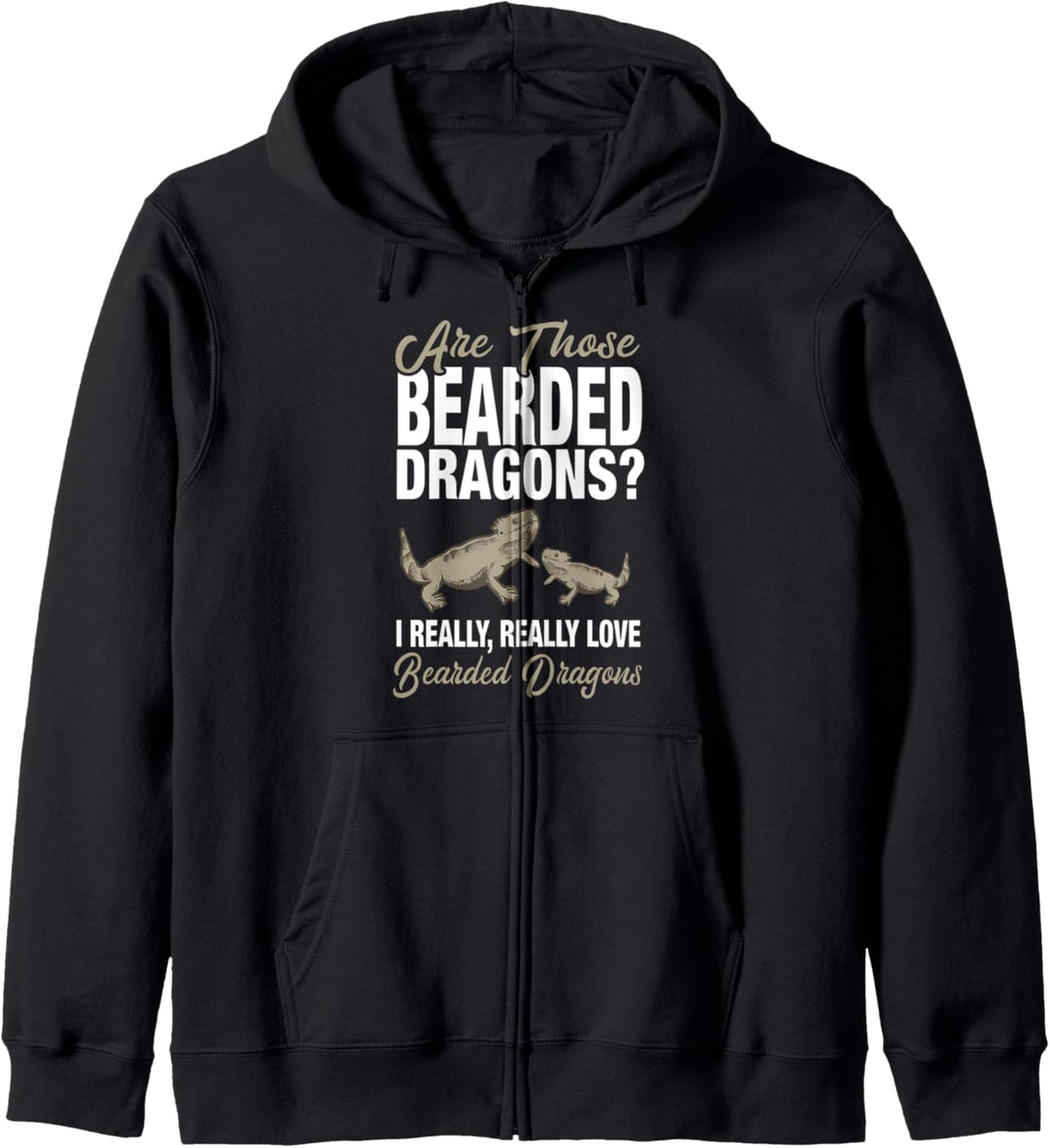 I Really Love Bearded Dragons Kapuzenjacke