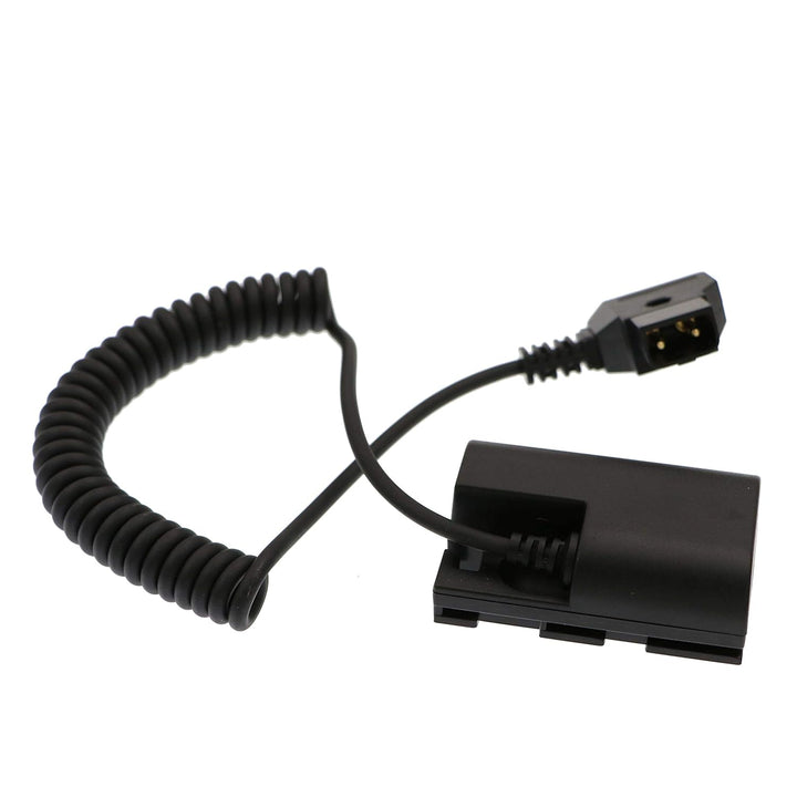 Alvin's Cables Lanparte LP E6 Dummy Akku für D-Tap Spiral Kabel für Canon 5D4 5DSR 5D2 5D3 6D 60D 7D