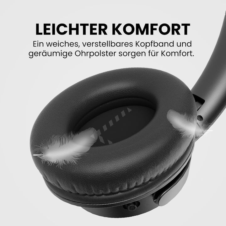 Avantree Ensemble – Funkkopfhörer Kabellos für TV, 35Std. Spielzeit Bluetooth Kopfhörer mit Ladestat