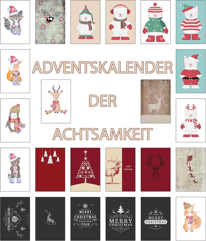 Adventskalender 2025 - Adventskalender der Achtsamkeit - 24 Achtsamkeitsübungen im Glas um die Vorwe