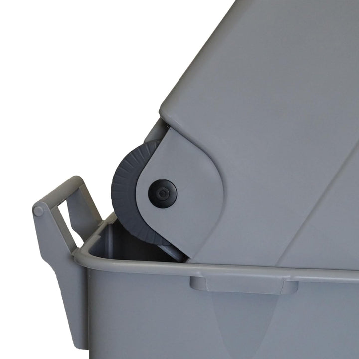 Well Home Recyclingbehälter, 110 Liter, geschlossen, Blau, 88 x 57 x 42 cm