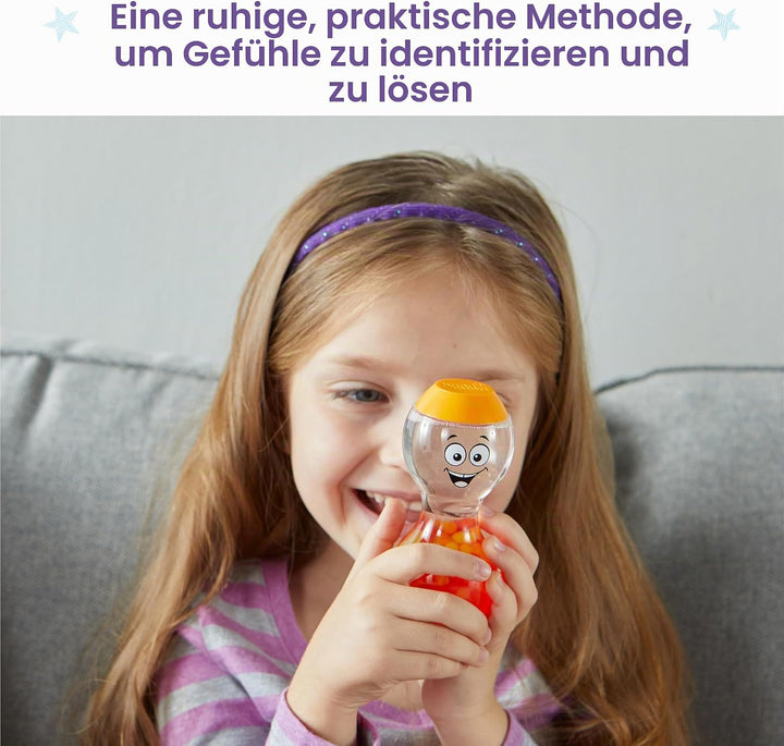 Learning Resources Äussere Deine Gefühle Sensorikflaschen, ab 3 Jahren, Emotions-Spielzeug mit 4 Fla