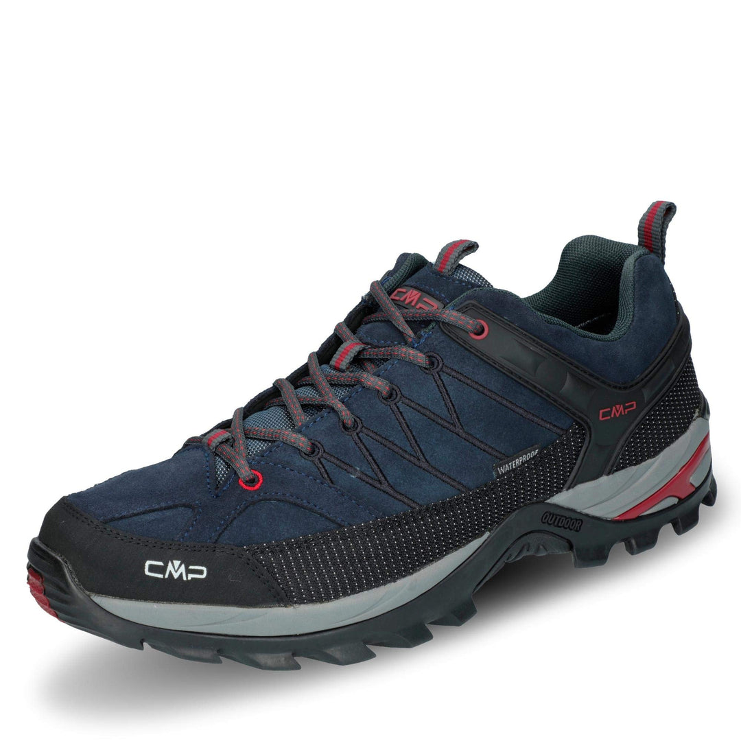 CMP Herren Rigel Low Shoes Wp Trekking-& Wanderhalbschuhe 39 EU Asphalt Syrah Dark, 39 EU Asphalt Sy