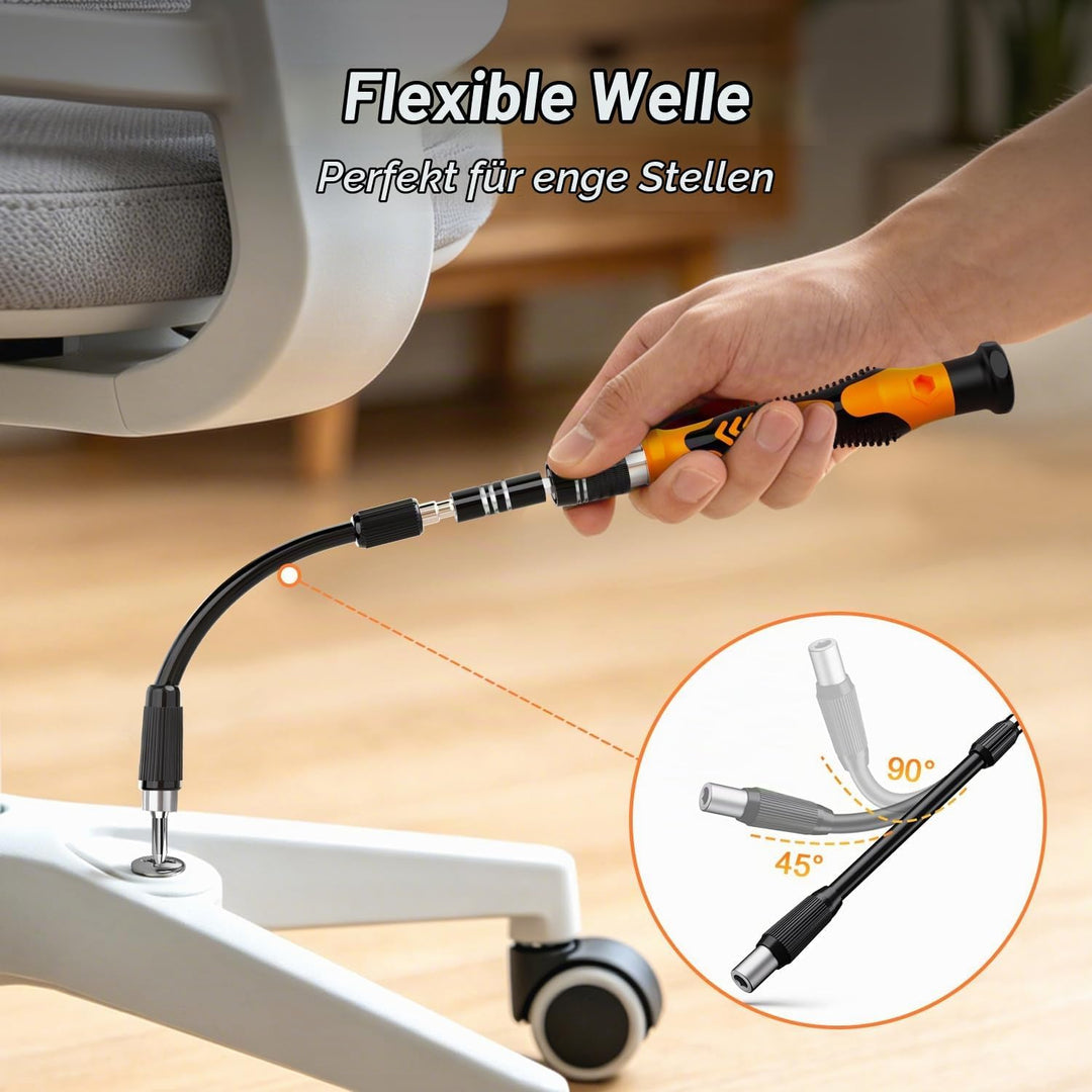 JOREST 145 in 1 Feinmechaniker Schraubendreher Set, Reparaturwerkzeugset für Elektronikgeräte, Lapto