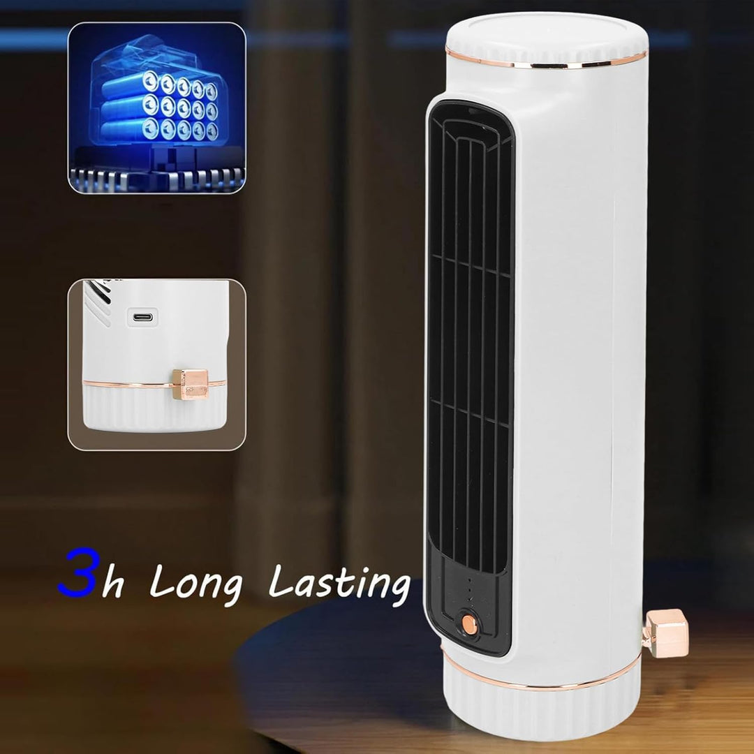 Yunir Turmventilator, Turmventilator für Schlafzimmer mit 3 Geschwindigkeiten, Leise, Tischventilato