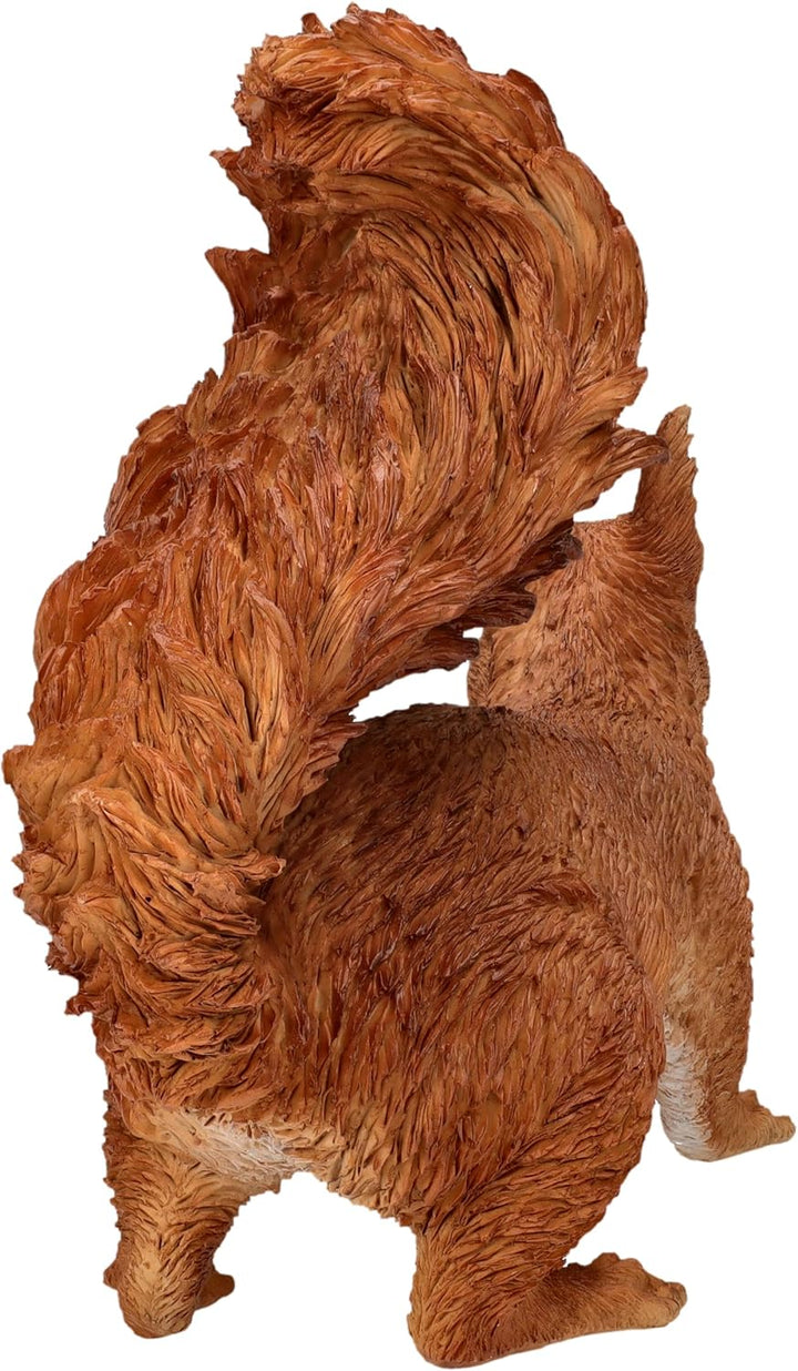 Figuren Shop GmbH Gartenfigur Eichhörnchen – Lebensechte HotAnt Figur, 22 cm, wetterfest &amp; handbemal
