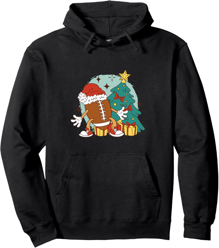 Footballtrikot American Football Weihnachten Footballspieler Pullover Hoodie