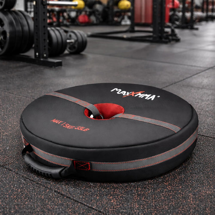 MaxxMMA Doppelendiger Schwerer Sack mit Anker (ungefüllt), Kerntrainingsgerät, Multifunktionaler Gew