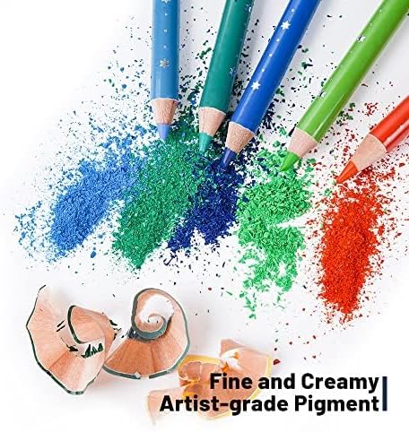 Arrtx Premium 72 Buntstifte Set, Buntminen mit weichem Kern, hoher Lichtechtheit und reich gesättigt