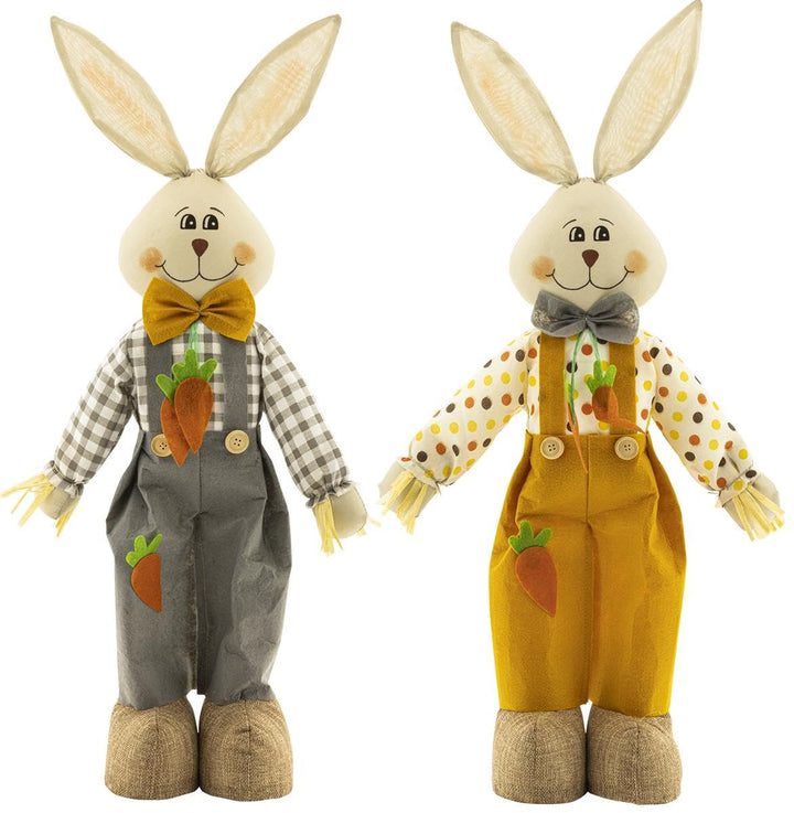 Bambelaa! Osterhasen Deko Ostern Gross Stroh Osterdeko Hasen Pärchen Dekoration Osterdekoration Figu