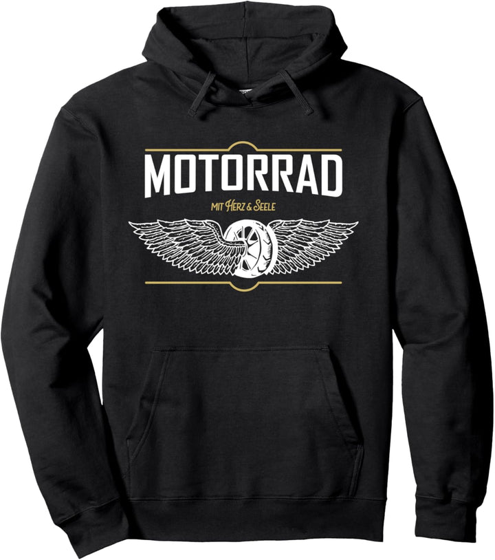 Motorrad Motiv für einen Motorradfahrer Pullover Hoodie