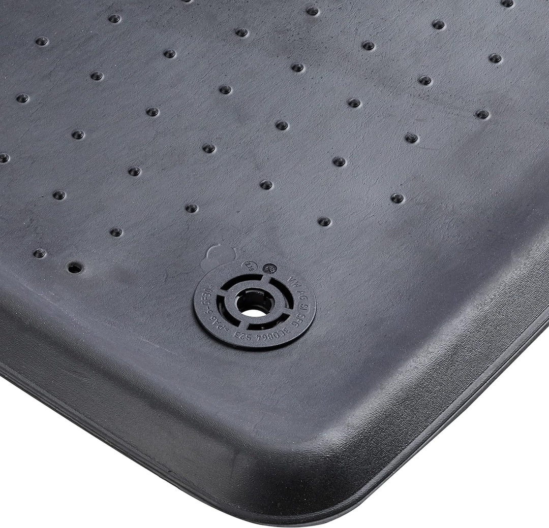 Cora 000132119 Personalisierte Fussmatten aus Gummi, 4 Stück schwarz, schwarz
