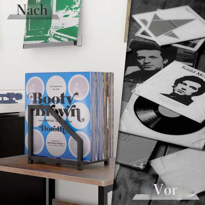 MayRecords Schallplattenhalter für Schallplatten, Metall, für LP