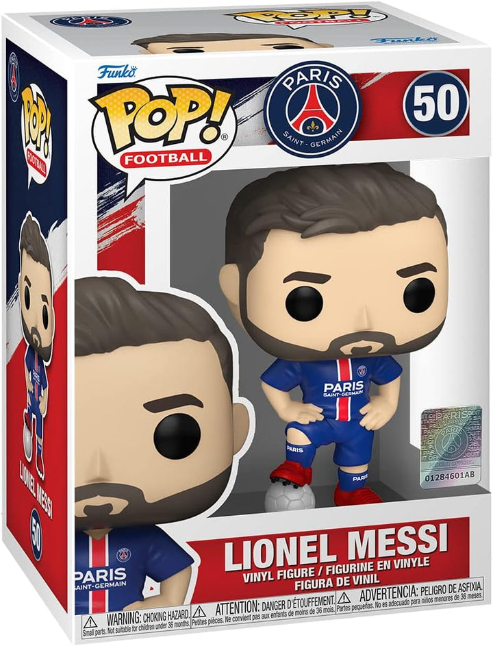 Funko Pop! Football: PSG - Lionel Messi - Paris Saint-Germain - Vinyl-Sammelfigur - Geschenkidee - O