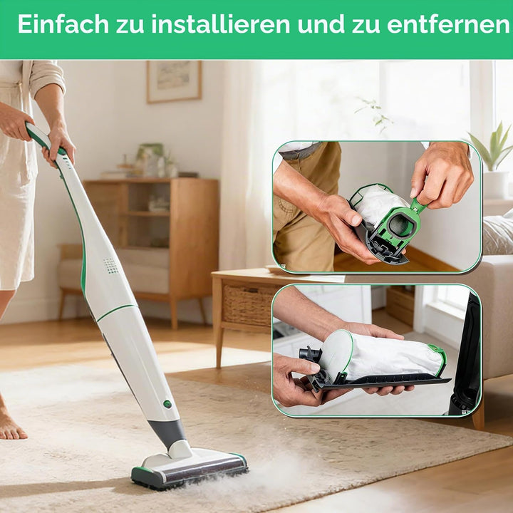 14 Stück Staubsaugerbeutel, Staubbeutel für Vorwerk Kobold VB100 FP 100 Premium Filtertüten mit 4 Mo