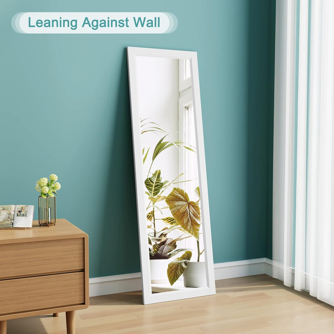 Dripex Wandspiegel 33x119cm Spiegel unbrechbarer Garderobenspiegel Flurspiegel höhenverstellbarer Hä