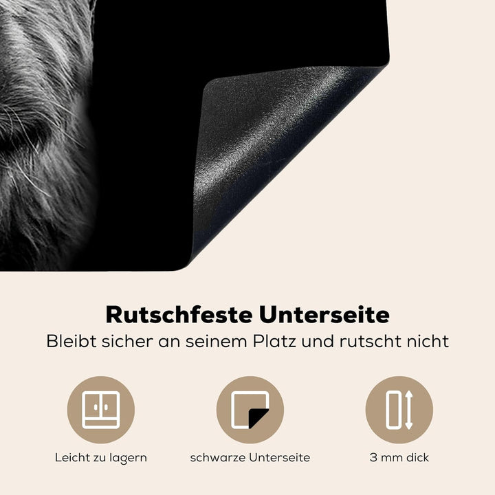 Herdabdeckplatte Einteilig Induktionsmatte Küche Abdeckung Ceranfeld Herd Abdeckplatte Vinyl Matte A