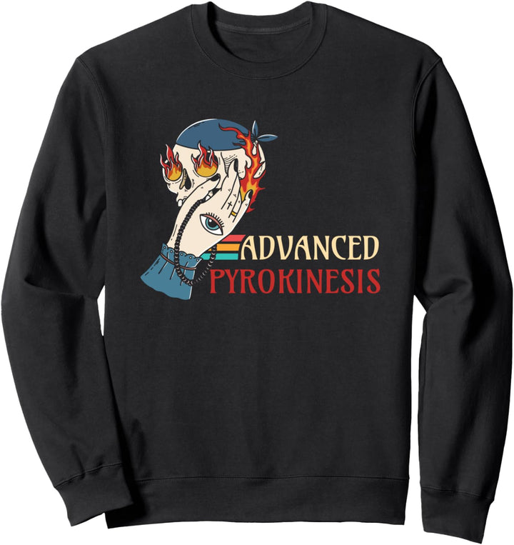 Fortschrittlicher Pyrokinese-Magischer Pyrotechniker, Pyro-Ventilator Sweatshirt