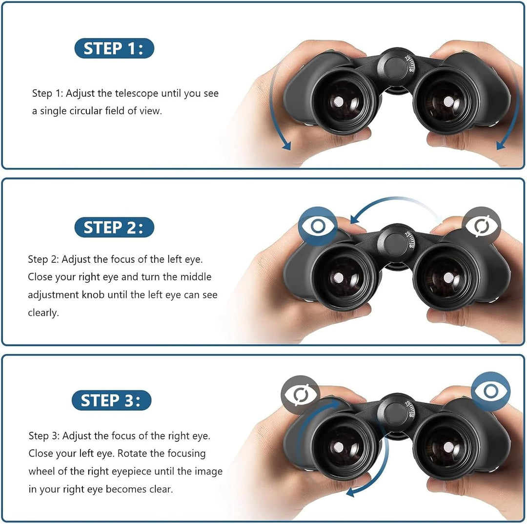 Fernglas 12x50, Fernrohr Erwachsene, BAK4 Prism FMC Fernglas, HD Ferngläser wasserdicht für Vogelbeo