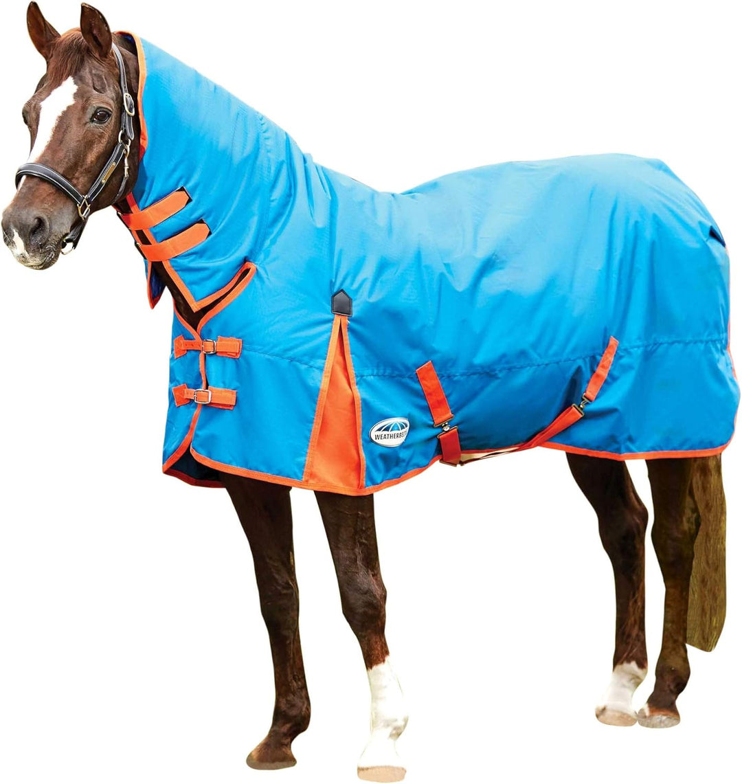 Weatherbeeta ComFiTec Classic Medium Combo Turnout Rug 6'5 Rot/Silber/Navy, 6'5 Rot/Silber/Navy