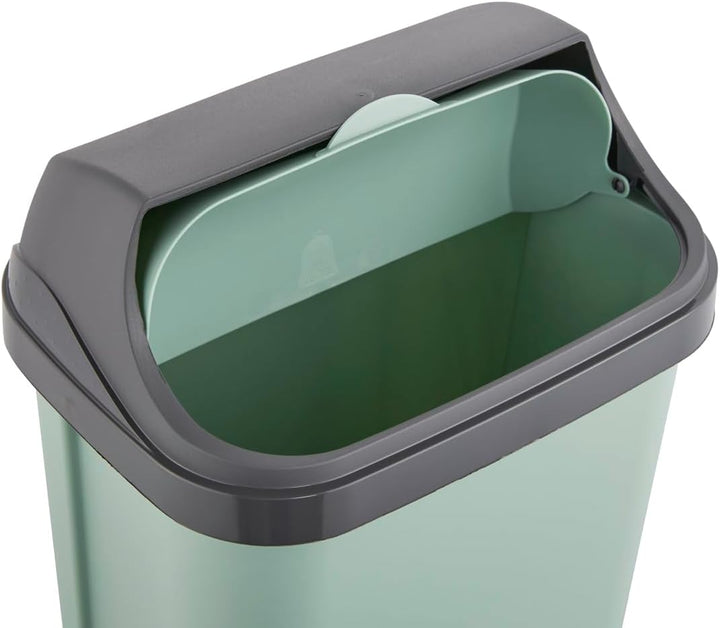 keeeper Abfallbehälter mit Rolldeckel, 10 l, 25,5 x 19 x 39 cm, Rasmus, Grün (Nordic Green) Nordic G