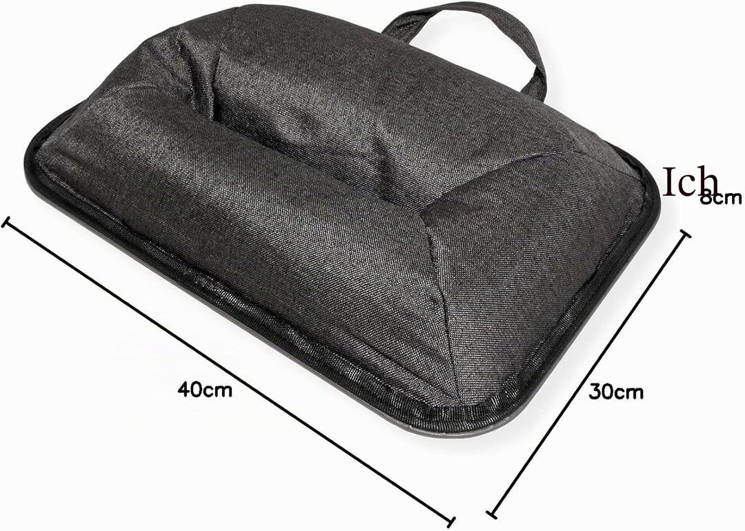 VALUE Knietablett/Laptop-/Tablet-Ablage mit Kissen, grau