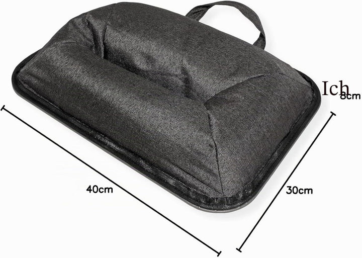 VALUE Knietablett/Laptop-/Tablet-Ablage mit Kissen, grau