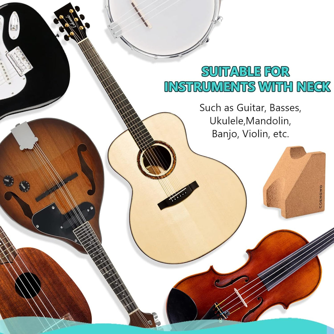 COENGWO Gitarren Halsstütze, Gitarre Halsstütze Cradle Saiteninstrument Nackenstütze Gitarrenbauer T