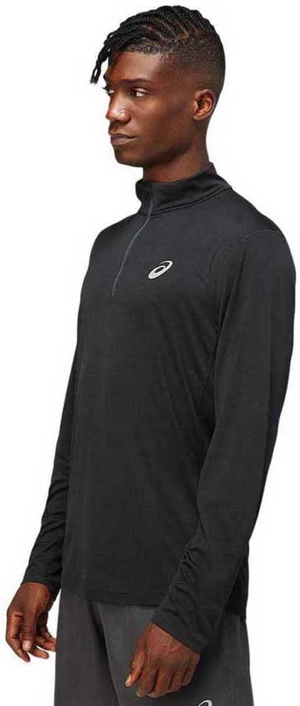 Asics Men's 2011C333-001_L Sweatshirt, Black, L