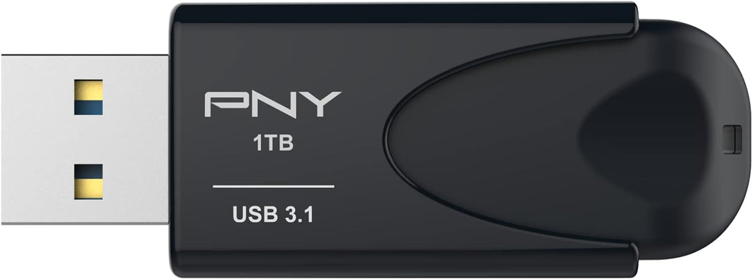PNY Attaché 4 USB 3.1 Flash Laufwerk - 1TB, Schwarz 1 TB (Paquete de 1) Attaché 4 USB 3.1, 1 TB (Paq