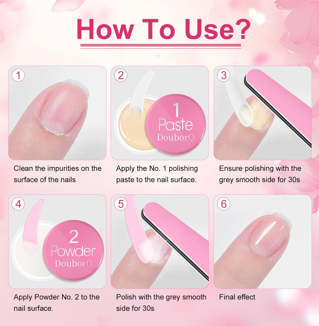 Major Dijit Manicure Strengthening Kit – Nail Hardener & Growth System for Damaged, Weak, Split Nail