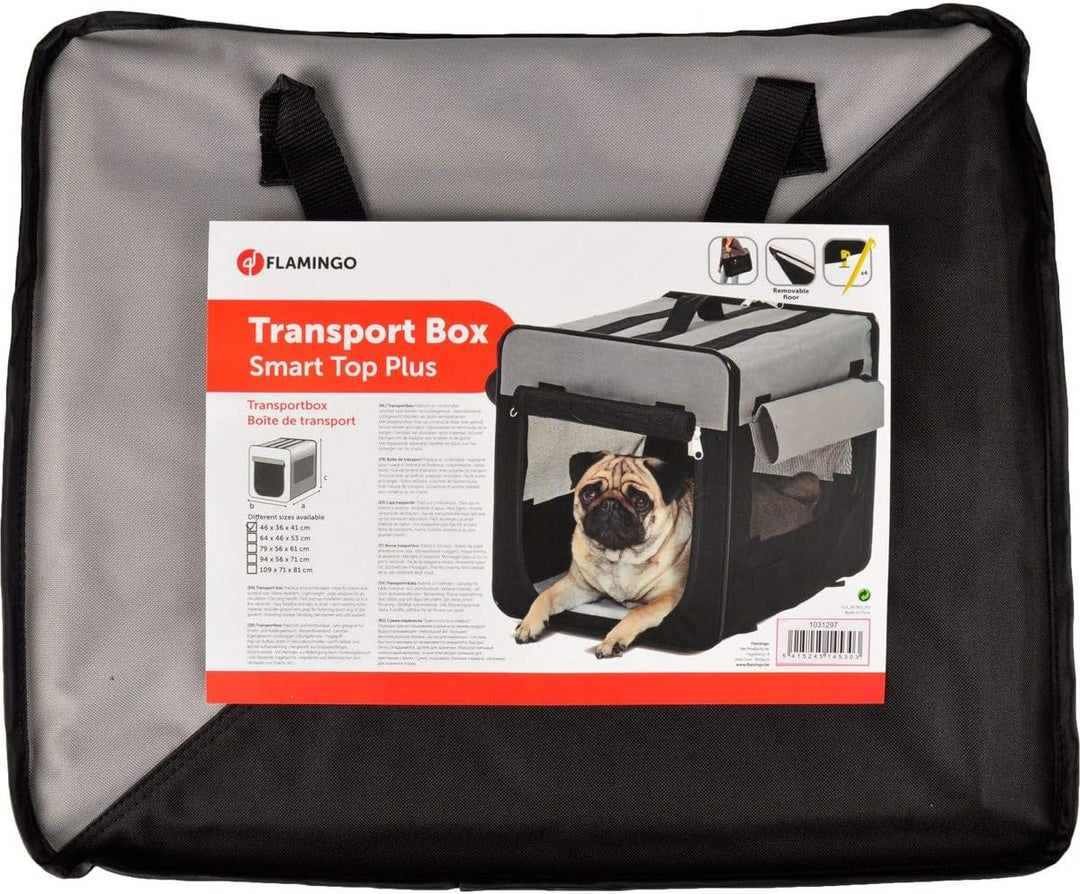 Flamingo 1031298 Smart Top Plus Box 64x46x53 Sw/Gr 64 x 46 x 53 cm, 64 x 46 x 53 cm