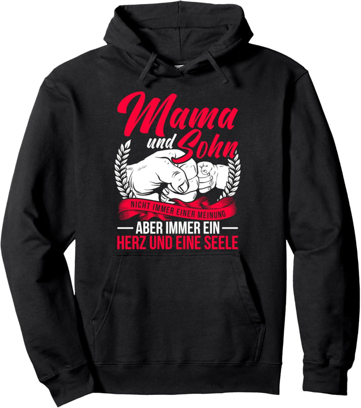 Mutter Mama Und Sohn Nicht Immer Einer Meinung Pullover Hoodie