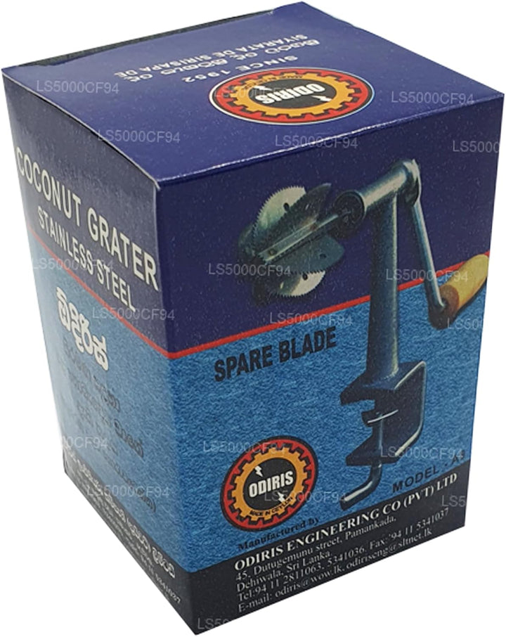 Klinge für Kokosnuss-Reibe-Schaber – 1 Klinge mit gratis Sicherheitsabdeckung 3 - 3 - 4 inch, 3 - 3