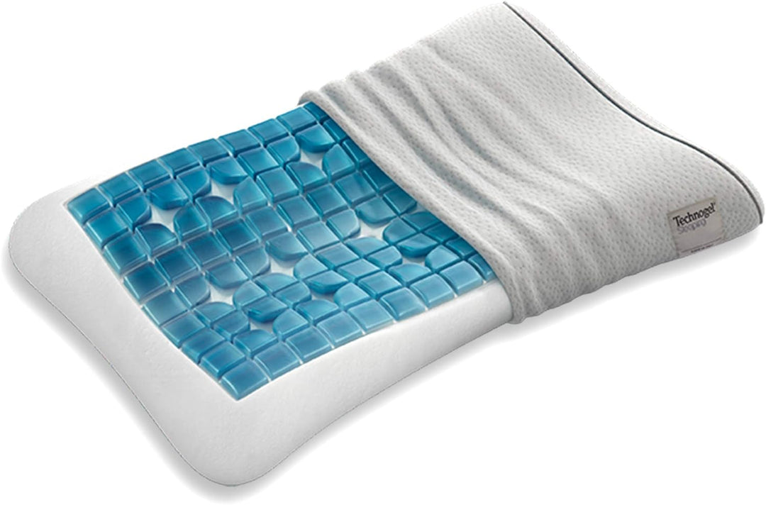 Technogel® Anatomic Curve Orthopädisches Nackenstütz-Kopfkissen – Patentiert, Schadstofffrei & Zerti