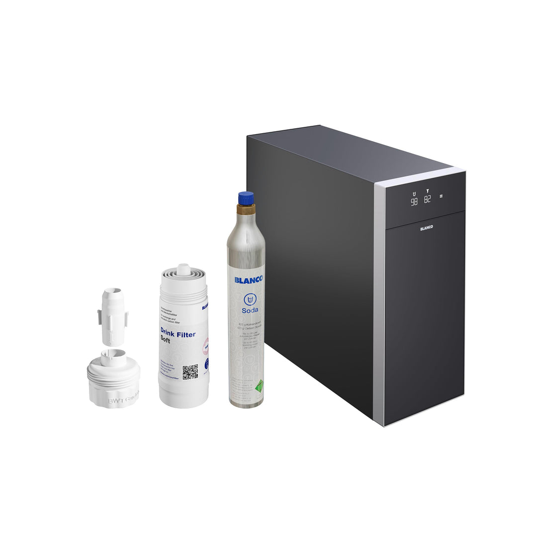 BLANCO CHOICE.All | Wasseraufbereitungs-Gerät passend zur CHOICE Icona Armatur | Enthält 1x Trinkfil
