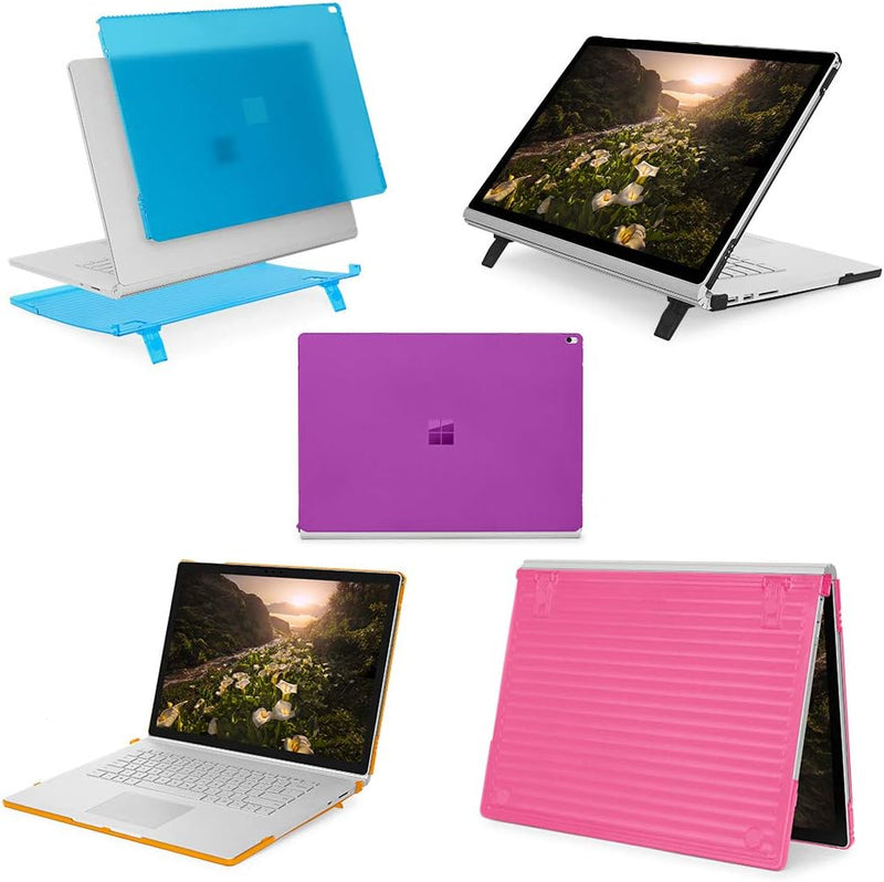 mCover Hartschalen für Microsoft Surface Book 2/3 (38,1 cm) 15 Zoll (Schwarz) 15" Microsoft surface